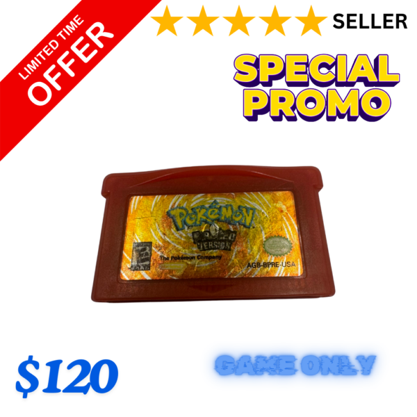 Pokémon Firered  Authentic Gameboy Advanced Game