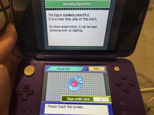 Pokemon Ranger Completed with Manaphy Egg - Image 3
