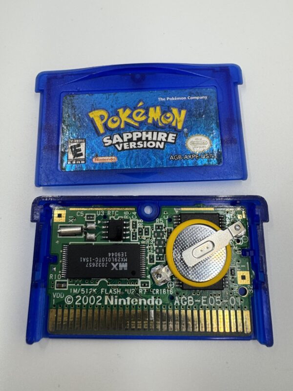 Pokemon Sapphire * New Battery* - Image 3