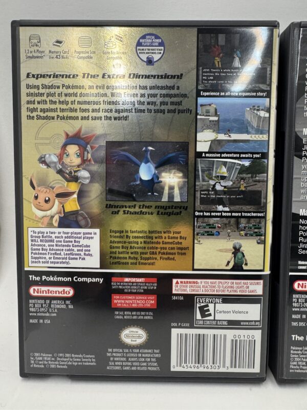 Pokemon XD CIB W Poster & Pokemon Colosseum Bonus Disc With Insert - Image 13