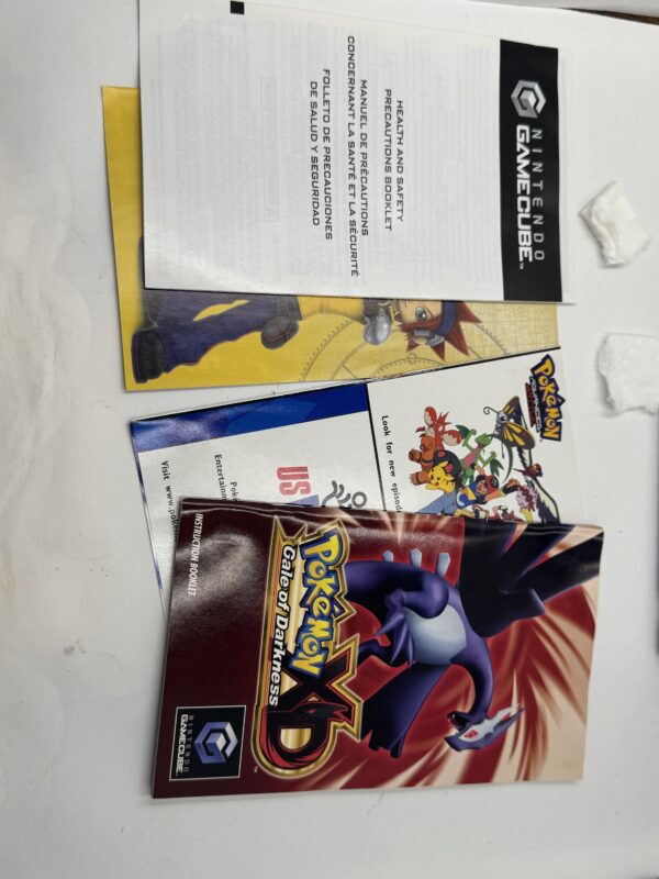 Pokemon XD CIB W Poster & Pokemon Colosseum Bonus Disc With Insert - Image 5