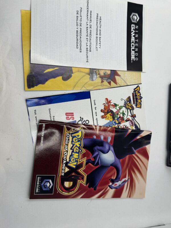 Pokemon XD CIB W Poster & Pokemon Colosseum Bonus Disc With Insert - Image 4