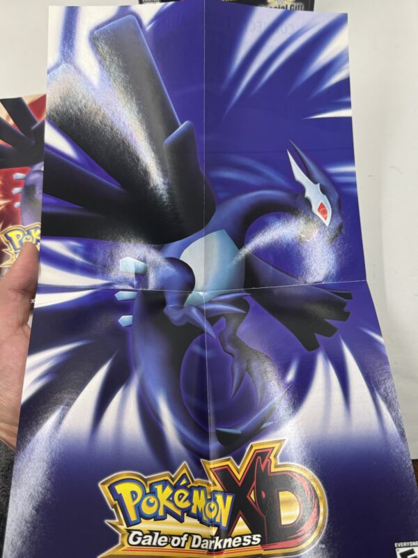 Pokemon XD CIB W Poster & Pokemon Colosseum Bonus Disc With Insert - Image 2