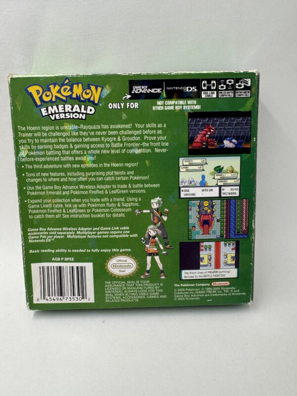 Gameboy Advanced IPS Screen V5 & Pokemon Emerald Version Authentic . - Image 11