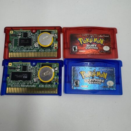 Pokemon Ruby and Sapphire . Authentic new batteries !