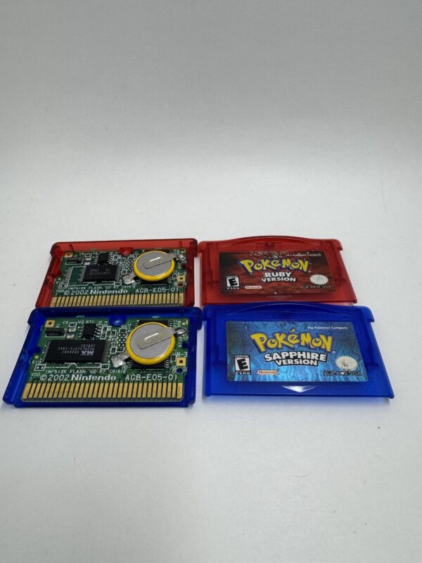 Pokemon Ruby and Sapphire . Authentic new batteries ! - Image 2